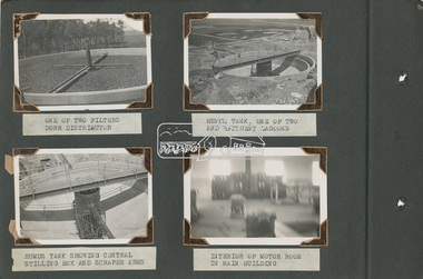 Album - Photograph Album, Alan Gardiner, M.M.B.W Braeside Sewage Treatment Plant Construction, 1939