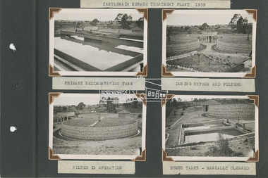 Album - Photograph Album, Alan Gardiner, Castlemaine Sewage Treatment Plant, 1939