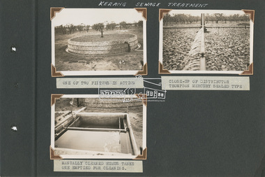 Album - Photograph Album, Alan Gardiner, Kerang Sewage Treatment Plant, 1939