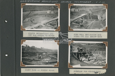 Album - Photograph Album, Alan Gardiner, Maribyrnong Munitions Sewage Treatment E.F.M, 1940-1941