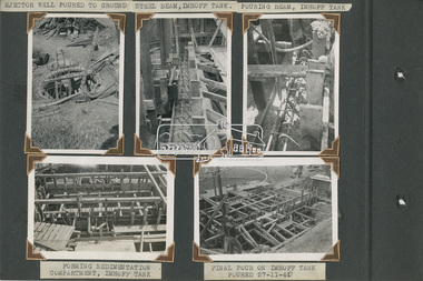 Album - Photograph Album, Alan Gardiner, Maribyrnong Munitions Sewage Treatment E.F.M, 1940-1941