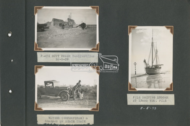 Album - Photograph Album, Alan Gardiner, Maribyrnong Munitions Sewage Treatment E.F.M, 1940-1941
