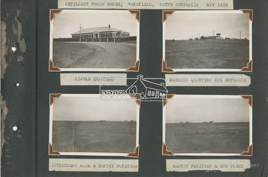 Album - Photograph Album, Alan Gardiner, Artillery Proof Range, Wakefield, South Australia, May 1939