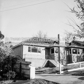 Negative - Photograph, J.A. McDonald, Newly built home, Sep. 1955