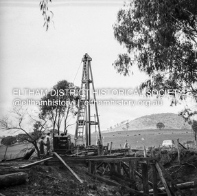 Negative - Photograph, J.A. McDonald, Pinnacle Lane, Steels Creek, Sep. 1955