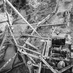 Negative - Photograph, J.A. McDonald, Pinnacle Lane, Steels Creek, Sep. 1955