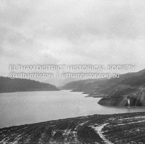 Negative - Photograph, J.A. McDonald, Upper Yarra Dam, 26 Nov. 1957