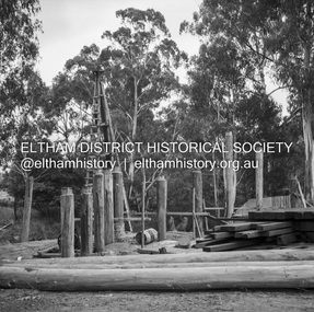 Negative - Photograph, J.A. McDonald, Eltham-Diamond Creek Road, May 1958