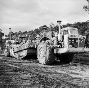 Negative - Photograph, J.A. McDonald, Yarra Glen-Yea Road, Dixons Creek, June 1958