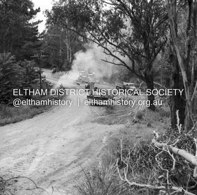 Negative - Photograph, J.A. McDonald, Heidelberg-Kinglake Road, Oct. 1959