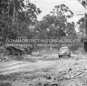 Negative - Photograph, J.A. McDonald, Heidelberg-Kinglake Road, 3 Nov. 1959