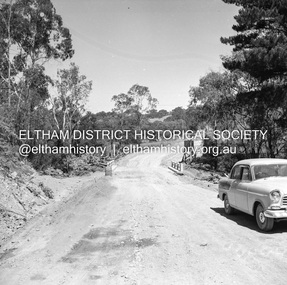 Negative - Photograph, J.A. McDonald, Heidelberg-Kinglake Road, Mar. 1960