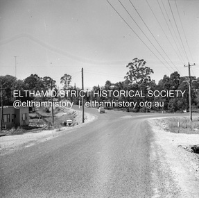 Negative - Photograph, J.A. McDonald, Heidelberg-Kinglake Road, Mar. 1960
