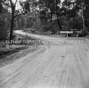 Negative - Photograph, J.A. McDonald, Heidelberg-Kinglake Road, Mar. 1960