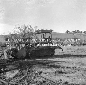 Negative - Photograph, J.A. McDonald, Kangaroo Ground-Queenstown Road, Aug. 1960
