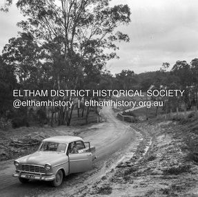 Negative - Photograph, J.A. McDonald, Heidelberg-Kinglake Road, Sep. 1960