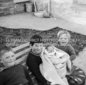 Negative - Photograph, J.A. McDonald, Unidentified children, Sep. 1959