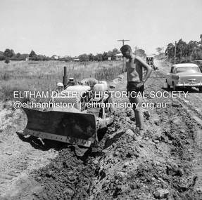 Negative - Photograph, J.A. McDonald, Eltham, Susan Street, Jan. 1961