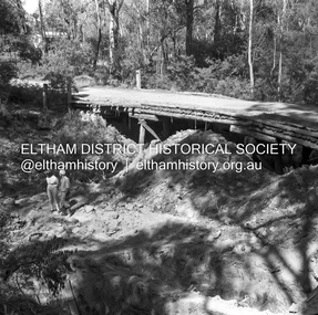 Negative - Photograph, J.A. McDonald, Henley Road at Watsons Creek, Mar. 1961