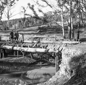 Negative - Photograph, J.A. McDonald, Clintons Road, Christmas Hills, 2 July 1962