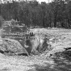 Negative - Photograph, J.A. McDonald, Buttermans Track, St Andrews, April 1962