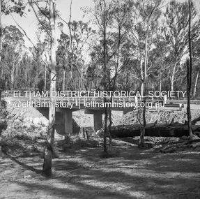 Negative - Photograph, J.A. McDonald, Henley Road Bridge at Watsons Creek, c. May 1962