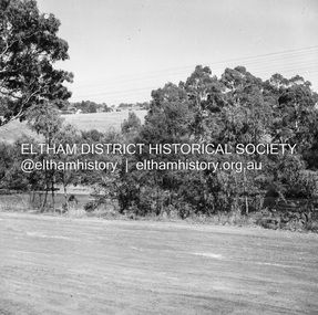 Negative - Photograph, J.A. McDonald, Eltham-Yarra Glen Road, Lower Plenty, c. July 1962