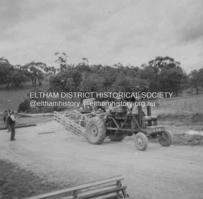 Album - Photograph, J.A. McDonald, Dixons Creek Road, Oct. 1955