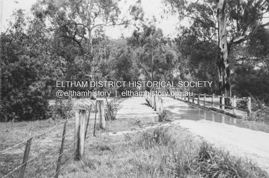 Album - Photograph, J.A. McDonald, Eltham-Diamond Creek Road, 21 Oct. 1953