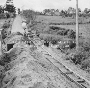 Album - Photograph, J.A. McDonald, Eltham-Greensborough Road, July 1956