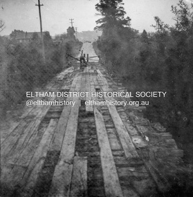 Album - Photograph, J.A. McDonald, Eltham-Greensborough Road, 26 July 1956