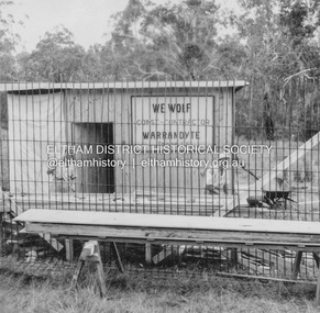 Album - Photograph, J.A. McDonald, Eltham-Yarra Glen Road, Jan. 1956