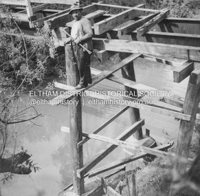 Album - Photograph, J.A. McDonald, General; Albion Street and Eltham-Yarra Glen Road, Oct. 1955