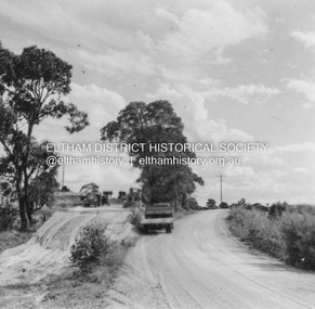 Album - Photograph, J.A. McDonald, Kangaroo Ground-Queenstown Road, Mar. 1959