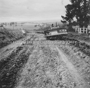 Album - Photograph, J.A. McDonald, Kangaroo Ground-Warrandyte Road, c. Sep. 1955
