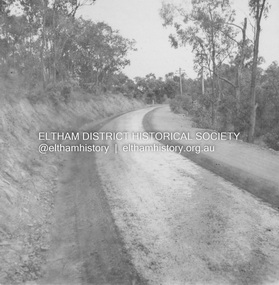Album - Photograph, J.A. McDonald, Research-Warrandyte Road, Sep. 1958