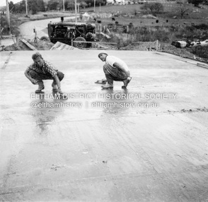 Album - Photograph, J.A. McDonald, Yarra Glen-Glenburn Road, June 1957