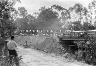 Album - Photograph, J.A. McDonald, Henley Road Bridge over Watsons Creek, Sep. 1962