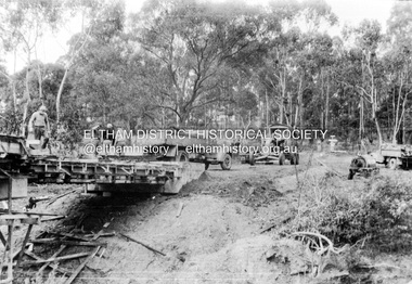 Album - Photograph, J.A. McDonald, Henley Road Bridge over Watsons Creek, Sep. 1962