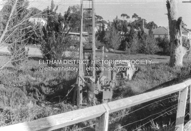 Album - Photograph, J.A. McDonald, Cecil Street Bridge, Eltham-Yarra Glen Road, Eltham, Oct. 1962