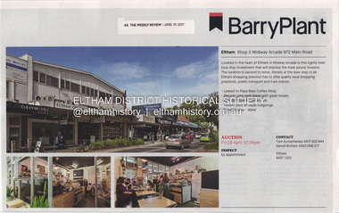 Document - Property Binder, 972 Main Road, Eltham