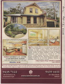 Document - Property Binder, 1246 Main Road, Eltham
