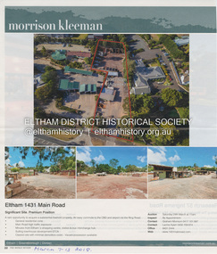 Document - Property Binder, 1431 Main Road, Eltham
