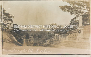 Postcard - Photograph postcard, Greensborough Road, Eltham, c.1925