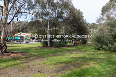 Photograph, Peter Pidgeon, Site of former Eltham Tennis Court, Wingrove Park, 2 Aug. 2022