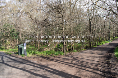Photograph, Peter Pidgeon, Site of the former Village Pond, Main Road, Eltham, 2 Aug. 2022