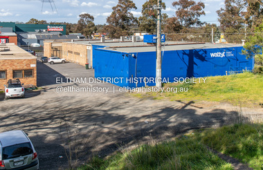Photograph, Peter Pidgeon, Industrial Estate, corner Bridge Street and Boltron Street, Eltham, 2 Aug. 2022