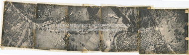 Photograph - Aerial Photograph, Main Road, Research, from Reynolds Rd to Cassells Rd, 2 Jul. 1951