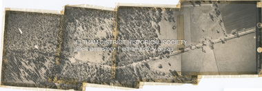 Photograph - Aerial Photograph, Main Road, Research/Kangaroo Ground, from Cassells Rd to New Rd, 2 Jul. 1951