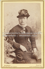 Photograph, Burman's Photographic Rooms, Unidentified Shillinglaw Family Female, c.1880